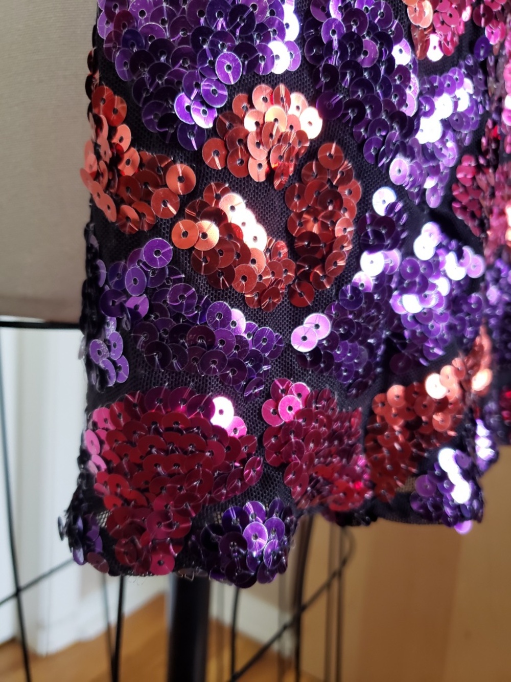Hutch Sequin Mini Dress Size 6 - Picture 8 of 9